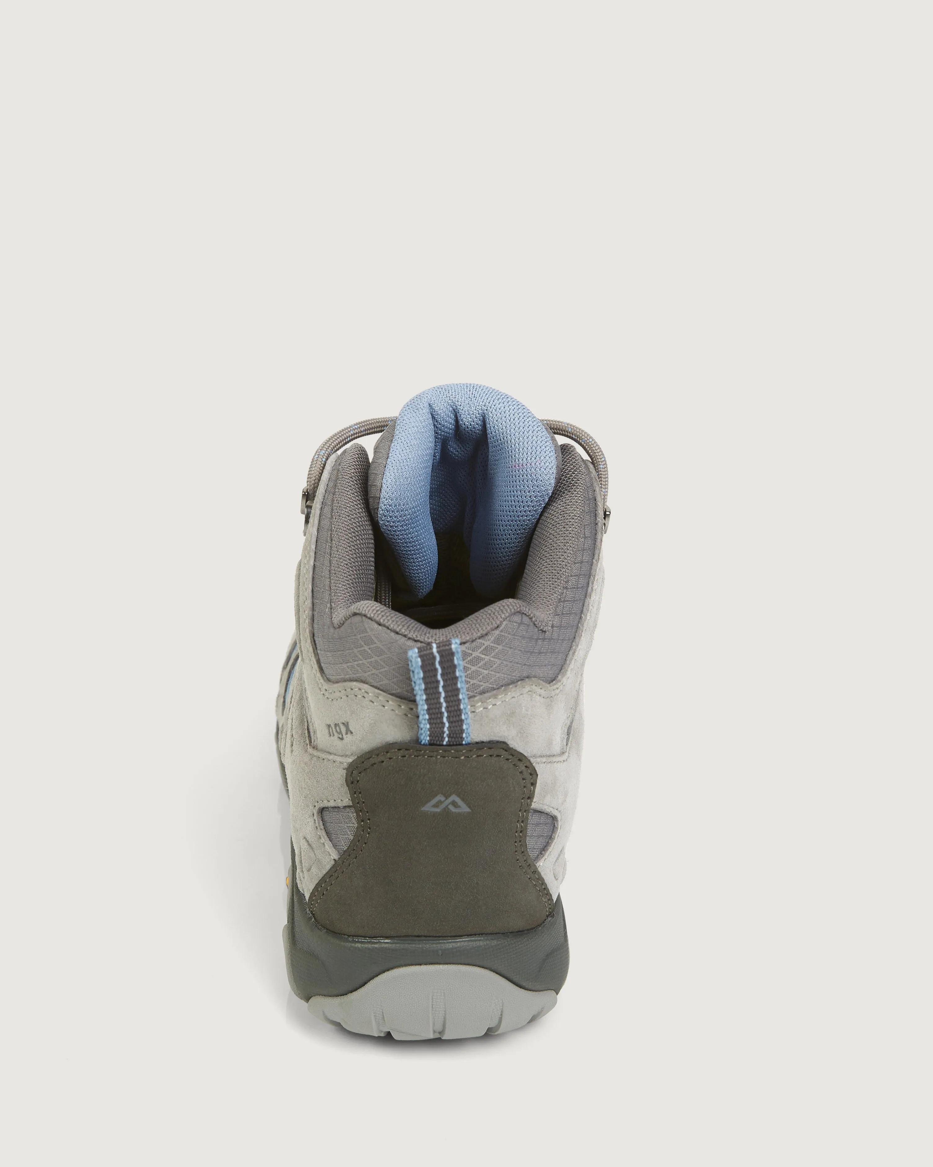 Women's Mornington Waterproof Mid Hiking Boots - Steel Grey/Faded Denim