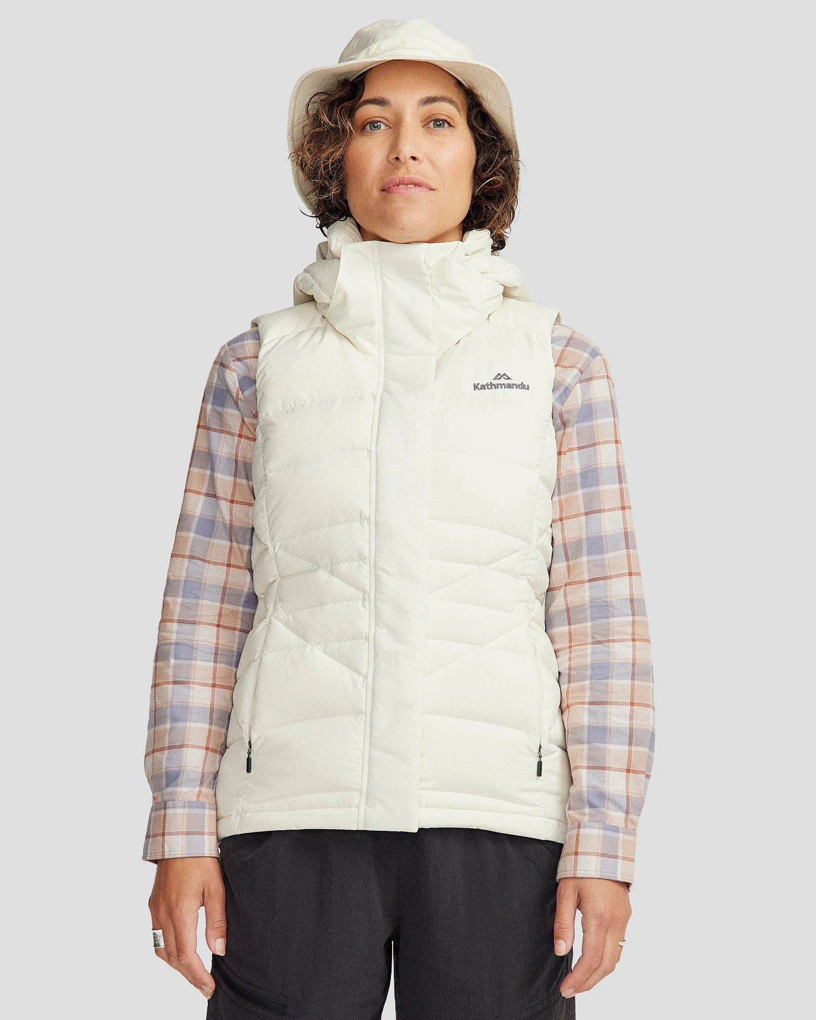 Women's Winterburn Hooded Down Vest - Natural