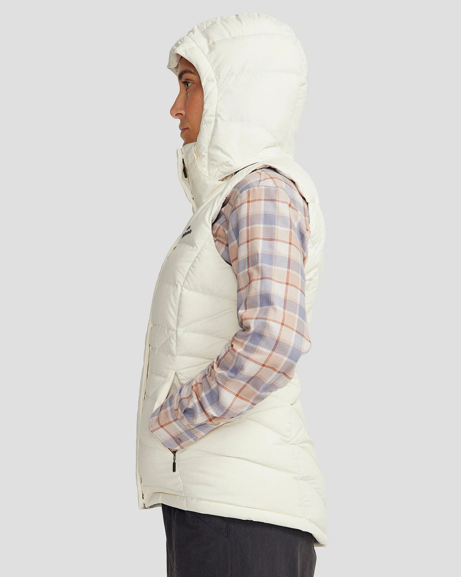 Women's Winterburn Hooded Down Vest - Natural