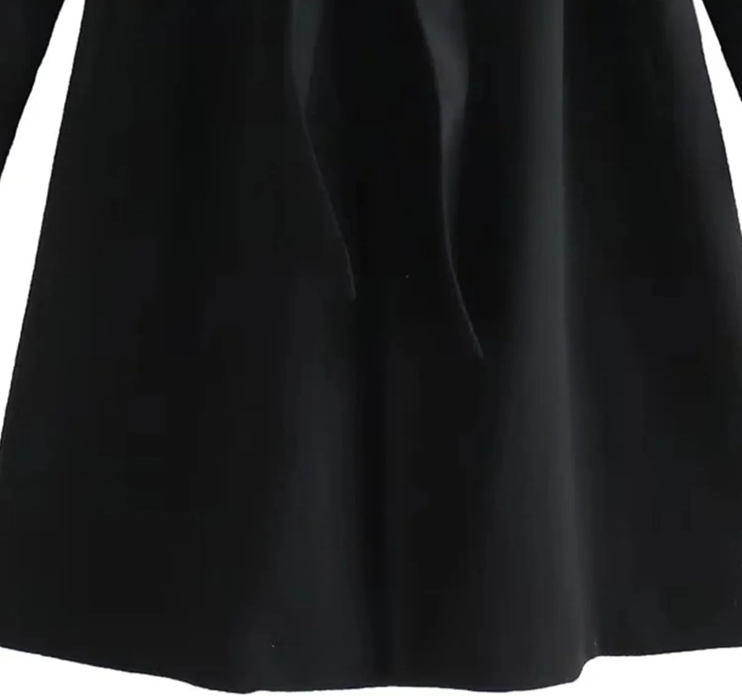 Womens Wool Blend Hooded Coats Long Sleeve Belted Trench Coat Casual Open Front Cardigan Jackets Overcoat